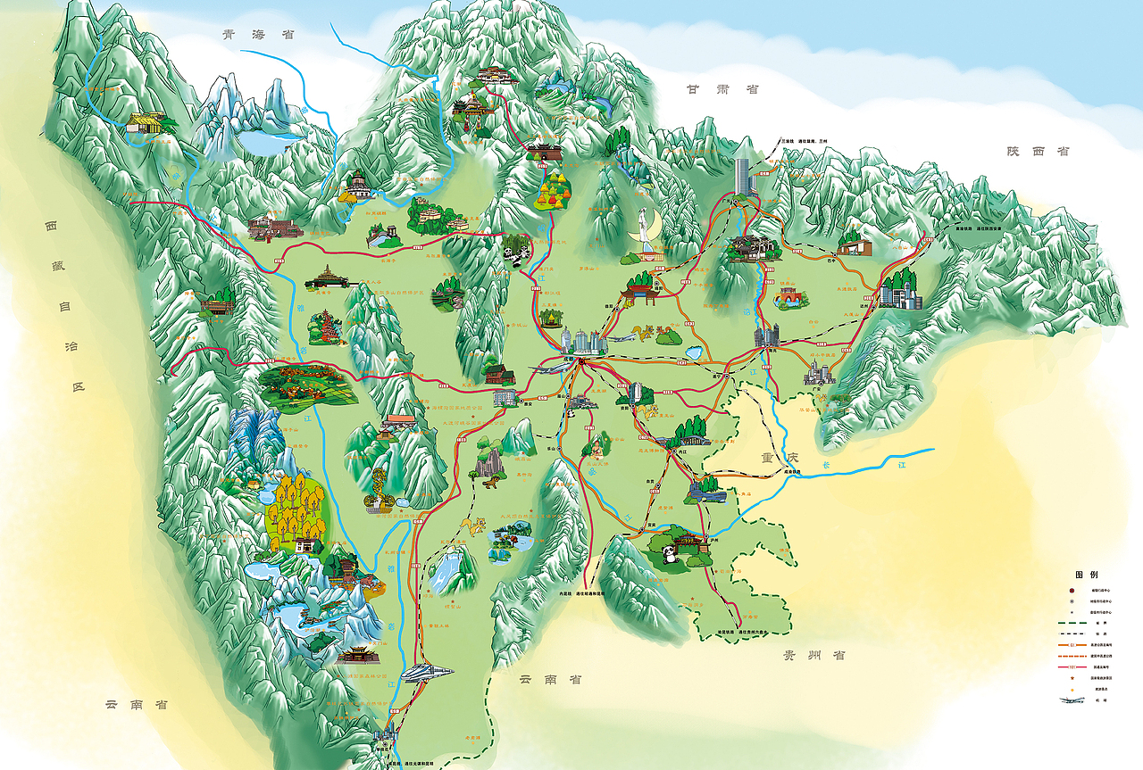 四川蜀地风华的魅力展现